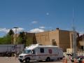 Windsor, Colorado, May 24, 2008 -- The Salvation Army set up their command center and started feeding rescue workers and Volunteers.  Photo: Micha...
