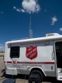 Windsor, Colorado, May 24, 2008 -- The Salvation Army command center in Colorado.  Photo: Michael Rieger/FEMA