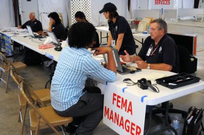McClenny, FL, September 23, 2008 -- As the Baker County FEMA/State Disaster Recovery Center(DRC) opens today, FEMA DRC Manager Wade Sims speaks wi...