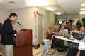 New Orleans, LA, August 31, 2008 -- Governor Bobby Jindal and State and Government officials meet with the press to answer questions about Hurrica...