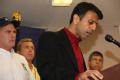 New Orleans, LA, August 31, 2008 -- A concerned but confidant Governor Bobby Jindal and State and Government officials meet with the press to answ...