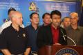 New Orleans, LA, August 31, 2008 -- Governor Bobby Jindal and DHS Secretary Michael Chertoff, along with State and local Government officials meet...