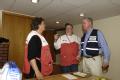 Piedmont, MO, March 20, 2008 -- Missouri Lieutenant Governor Peter Kinder thanks Red Cross Volunteers at a shelter set up in town.

Jocelyn Augu...