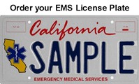 EMS License Plate Mockup