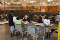 Ft. Pierce, FL, September 15, 2008 -- At the St.Lucie County FEMA/State Disaster Recovery Center(DRC), potential applicants receive information ab...