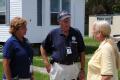 Ft. Pierce, FL, September 16, 2008 -- FEMA Public Information Officer(PIO) Renee Bafalis and Community Relations(CR) Specialist Rene Haldimann spe...