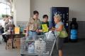 Malabar, FL, September 20, 2008 -- FEMA Disaster Registration fliers are being handed out at this store by members of Boy Scout Troop 734 as their...
