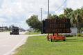 Ft. Pierce, FL, September 17, 2008 -- At the St. Lucie FEMA/State Disaster Recovery Center(DRC) a state DOT sign is placed along the highway to di...