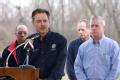 Cape Girardeau, MO, March 27, 2008 - FEMA Administrator David Paulison and Lieutenant Governor, Pete Kinder take questions from the media at a pre...