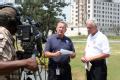 Gulfport, MS  September 4, 2008 -- FEMA Incident Management Assistance Team OPS Lead George Amos and Harrison County (MS) Emergency Management Dir...