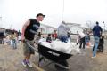 Fenton, MO, March 21, 2008 -- Local residents and area volunteers band together to fill sand bags and stack them next to businesses and property n...