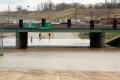 Valley Park, MO, March 23, 2008 -- Flooding has made using this roadway under the interstate impassable.   Water remains  in neighborhoods near th...