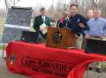 Cape Girardeau, MO, March 27, 2008 -- FEMA Administrator David Paulison and Lieutenant Governor Kinder field questions from the media following a ...