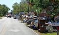 Shoreacres, TX, October 8, 2008 -- Nearly all of the 500 houses in Shoreacres sustained water damage from Hurricane Ike's storm surge.  Debris pic...