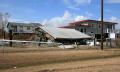 Port Boliver, TX, October 15, 2008 -- A house on 20th Street that was not elevated took the full force of Hurricane Ike's storm surge.  Many house...