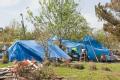 Oak Island, TX, October 25, 2008 -- A few residents of Oak Island,TX are still living in tents months after Hurricane Ike destroyed their homes.  ...