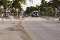 Fort Lauderdale, Fla., August 27, 2005 --
This road was recently cleared of sand and is now open for use. Hurricane Winds from Katrina blew beach...