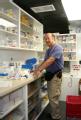 Plaquemines Parish, LA,  November 7, 2005 -- Pharmacist Irwin Chow organized a new shipment of medical supplies in the new and innovative Mobile M...