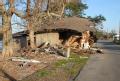 Pecan Island, LA, 1-27-06 -- Hurricane Rita moved this house across a road.   
Hurricane Rita left many people homeless. 
MARVIN NAUMAN/FEMA photo