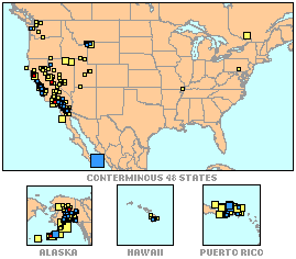 Latest USA Earthquakes Map