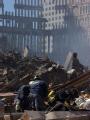 New York, NY, September 26, 2001 -- Members of Colorado Task Force-1 clear debris from the site of the collapsed  World Trade Center in lower Manh...