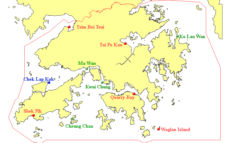 Hong Kong Map