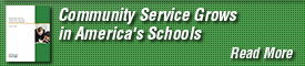 Community Service Grows in America's Schools