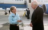 Vice President Dick Cheney presented the President's Volunteer Service Award, on behalf of President George W. Bush, to  Teresa Lindsey in Reno, Nevada, on Friday, October 3, 2008.  Lindsey has been the volunteer coordinator for three years with the Black Stallion Literacy Project, a program that introduces first grade students to the joy of reading through interaction with horses and distribution of the Black Stallion children's books. She organizes Reading, Rodeo, and Responsibility assemblies at 25 elementary schools in Washoe County in which volunteers encourage students to improve their literacy skills and horse handlers give children a hands-on experience with horses.  In addition, Lindsey is a volunteer with the Reno Rodeo Foundation's annual Denim Drive, a program in which volunteers collect new and gently used denim clothing for distribution to 1,200 children who have been placed in protective custody and foster care.