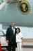 President George W. Bush met Phuong Nguyen upon arrival in Denver, Colorado, on Monday, August 11, 2003.  A recent graduate of George Washington High School, Nguyen is a longtime volunteer with the American Red Cross (ARC) Youth Corps.