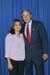 President George W. Bush met Eunice Sanchez upon arrival in Colmar, Pennsylvania, on Thursday, September 9, 2004.  Sanchez is an active volunteer with the Amachi mentoring program in Philadelphia.