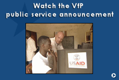 Learn more about international voluntary service -- watch VfP public service announcement
