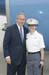 President George W. Bush presented the President’s Volunteer Service Award to West Point cadet Heather DiSilvio, 22, upon arrival at the airport in Newburgh, New York, on Saturday, May 27, 2006.  DiSilvio, a junior at West Point, is a volunteer with Army Community Service and The Catholic Chapel of the Most Holy Trinity. To thank them for making a difference in the lives of others, President Bush honors a local volunteer, called a USA Freedom Corps greeter, when he travels throughout the United States.  President Bush has met with more than 500 individuals around the country, like DiSilvio, since March 2002.