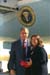 President George W. Bush met Elizabeth Gambino upon arrival in Denver, Colorado, on Friday, September 27. Gambino, a strategic operations consultant and former corporate executive, volunteers with Denver area community organizations serving young girls. 