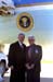President George W. Bush met Ray Probus upon arrival in Louisville, Kentucky, on Friday, November 1st. Probus is an active volunteer with the Jefferson County Police Department's Volunteers In Police Service program. 