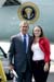 President George W. Bush met Julie Dube upon arrival in Nashua, New Hampshire, on Monday, August 30, 2004.  Dube, a 16-year-old senior at Nashua High School South, is an active volunteer with the Boys & Girls Club of Greater Nashua.