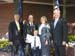 U.S. EPA Administrator Stephen L. Johnson, right, with Utah Governor Jon Huntsman, Jr., and Jay Olsen with his wife, Tawny, and Shad, one of their nine children, after Administrator Johnson presented Mr. Olsen with the President's Volunteer Service Award on April 17 in Salt Lake City.  Olsen, of Ephraim, Utah, has been an active volunteer and leader in watershed protection in Utah. "Today we honor Jay Olsen for answering President Bush's call to serve a cause greater than himself," said Administrator Johnson.  "Dedicated volunteers like Jay are inspiring others to join them in delivering America a brighter, healthier future."