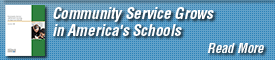 Community Service Grows in America's Schools