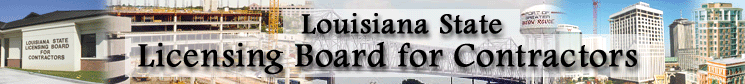 Louisiana State Licensing Board for Contractors