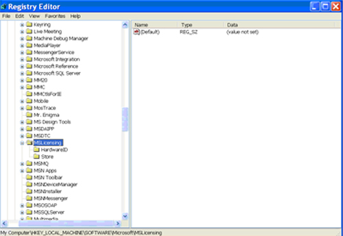 Registry Editor image