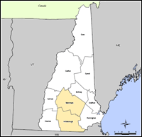 Map of Declared Counties for Disaster 1799