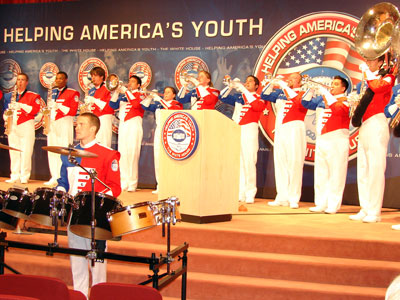 Photo of youth band performance