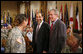 President George W. Bush and Iraqi Prime Minister Nouri al-Maliki meet with military personnel during their visit to Fort Belvoir, Va., Wednesday, July 26, 2006.  White House photo by Paul Morse