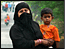 Muslim woman and child, India
