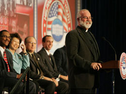 Father Gregory Boyle presenting at Howard
