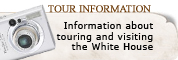 View information about touring and visiting the White House.