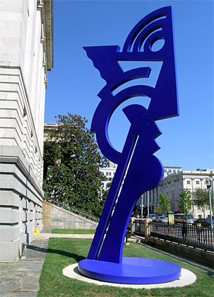 Lichtenstein sculpture