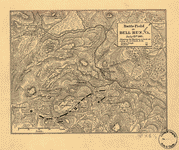 map of Bull Run battlefield