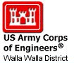 US Army Corp of Engineers Red Castle Logo, Walla Walla District