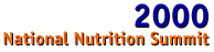 2000 National Nutrition Summit