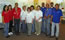 Photo. From left, in red, Jennie Nowakowski (LRD), Mary Ellen Farmer (LRN), Belinda Taylor (SAM), Doug Ward (SAW), in white, Lisa Yoakum (SWL), Bonnie Ingalls (NWP), Nancy Knapik (NWW), Elizabeth Shelton (SWG), in blue, Harvey Edwards, Jeff Cross, John Pattie and Scott O’Meara all Department of the Interior. (USACE photo)